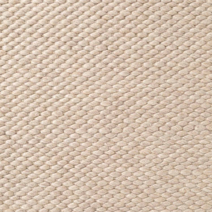 Wollen vloerkleden - Elle Decoration Lyon rond wollen vloerkleed Beans Naturel/Beige - Vloerkledenloods