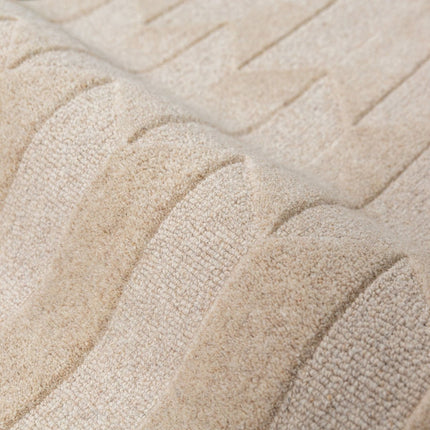 Wollen vloerkleden - Flair Rugs wollen vloerkleed Apex Border Groen - Vloerkledenloods