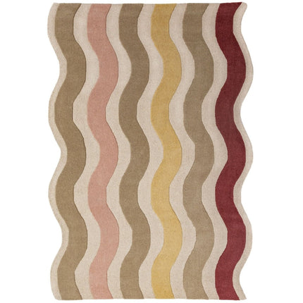 Wollen vloerkleden - Flair Rugs wollen vloerkleed Cascade Mulberry - Vloerkledenloods