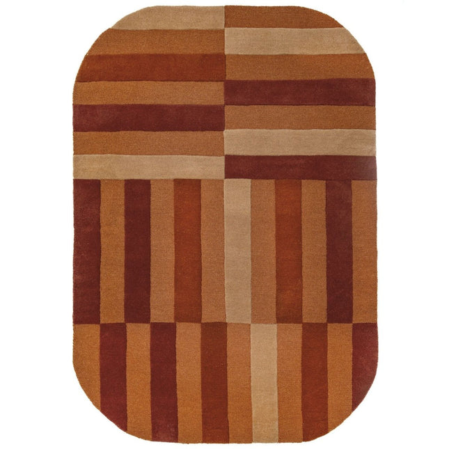Wollen vloerkleden - Flair Rugs wollen vloerkleed Eldon Terracotta - Vloerkledenloods