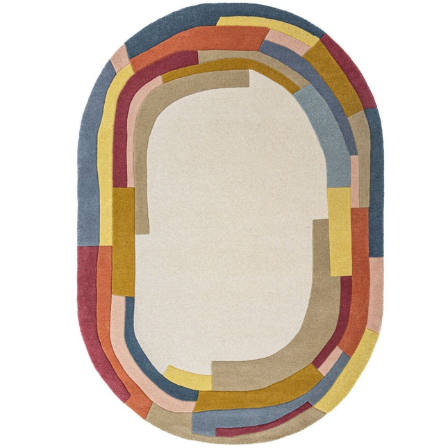 Wollen vloerkleden - Flair Rugs wollen vloerkleed Emryc Multicolor - Vloerkledenloods