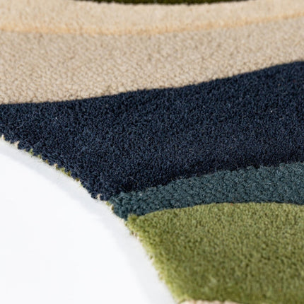 Wollen vloerkleden - Flair Rugs wollen vloerkleed Envy Groen - Vloerkledenloods