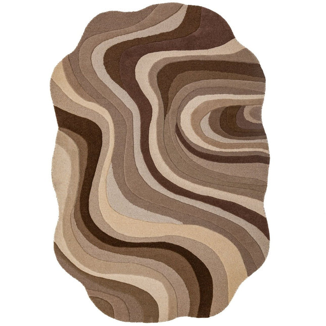 Wollen vloerkleden - Flair Rugs wollen vloerkleed Envy Naturel - Vloerkledenloods