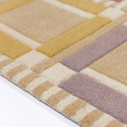 Wollen vloerkleden - Flair Rugs wollen vloerkleed Quadro Pastel - Vloerkledenloods