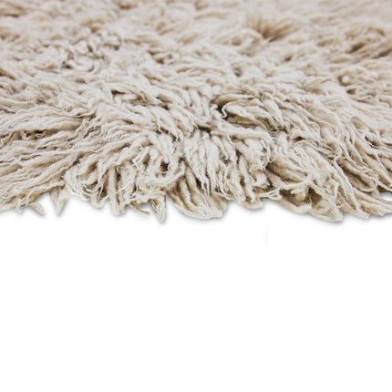 Wollen vloerkleden - HKliving wollen vloerkleed Beige 150x240cm - Vloerkledenloods