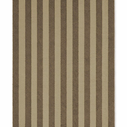 Wollen Vloerkleden - Lorena Canals Cabana Lines wollen vloerkleed Stripes Kaki/Duck Green - Vloerkledenloods
