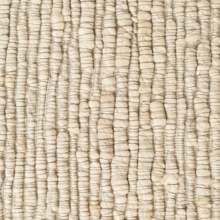 Wollen vloerkleden - Ted Baker Bexley rond wollen vloerkleed Woolwich Naturel Crème - Vloerkledenloods