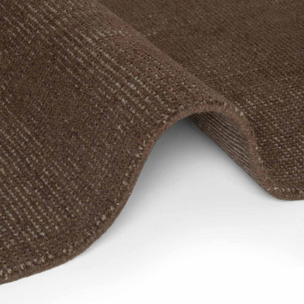 Wollen vloerkleden - Ted Baker Greenwich rond wollen vloerkleed Croom Bruin - Vloerkledenloods