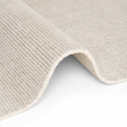 Wollen vloerkleden - Ted Baker Greenwich rond wollen vloerkleed Croom Naturel Wit - Vloerkledenloods