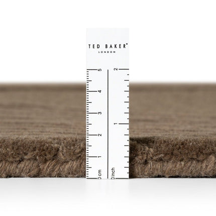 Wollen vloerkleden - Ted Baker Kensington organisch wollen vloerkleed Victoria Bruin - Vloerkledenloods