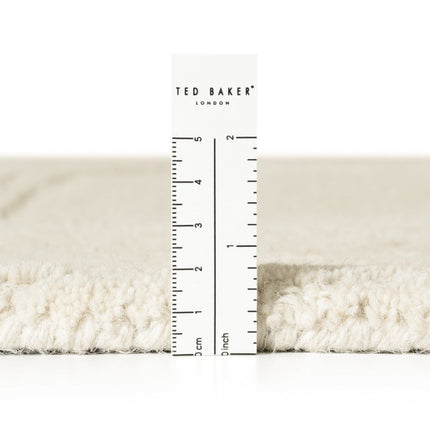 Wollen vloerkleden - Ted Baker Kensington organisch wollen vloerkleed Victoria Crème - Vloerkledenloods