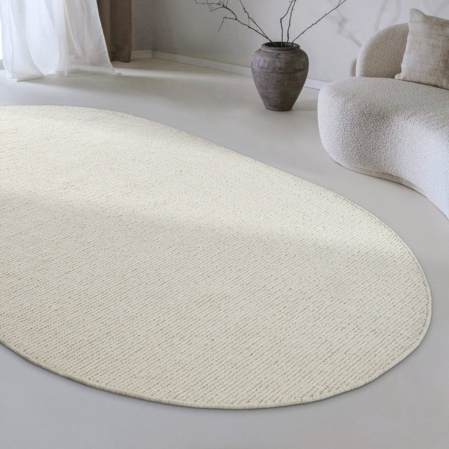 Wollen vloerkleden - Villeroy & Boch 1748 wollen vloerkleed Francois Naturel Wit - Vloerkledenloods