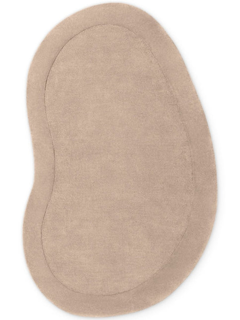 Wollen vloerkleden - Villeroy & Boch 1812 wollen vloerkleed organische vorm Kivi Naturel Beige - Vloerkledenloods