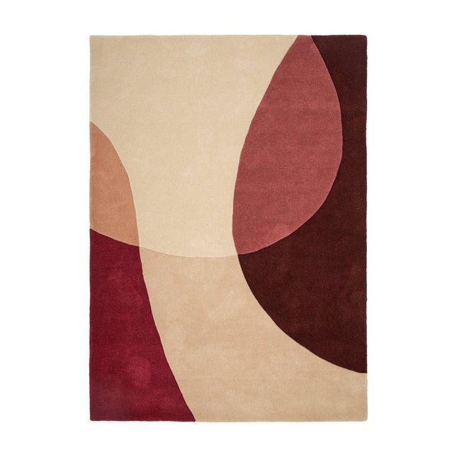 Wollen Vloerkleden - Wollen vloerkleed Alba Velvet Merlot Eva Interior - Vloerkledenloods