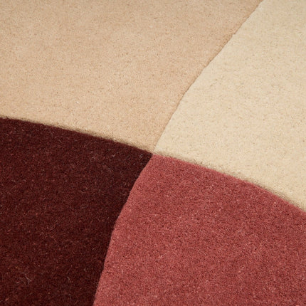 Wollen Vloerkleden - Wollen vloerkleed Alba Velvet Merlot Eva Interior - Vloerkledenloods