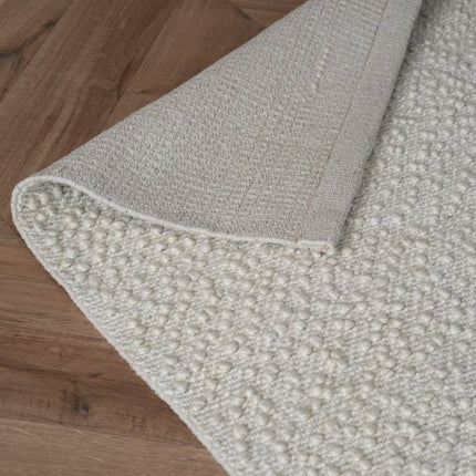 Wollen Vloerkleden - Wollen vloerkleed Nuta ivoor/wit - Interieur05 - Vloerkledenloods