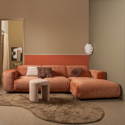 Wollen Vloerkleden - Woood organisch vloerkleed Alya Pale Brown 170x240cm - Vloerkledenloods