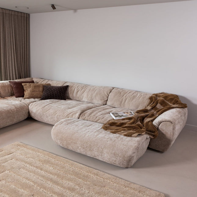 Wollen Vloerkleden - Woood vloerkleed Alicia Wol Zand 170x240cm - Vloerkledenloods