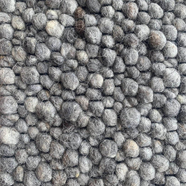 Wollen vloerkleed Ajour Black warp nr.228 Basic Pallio by Brinker - Vloerkledenloods