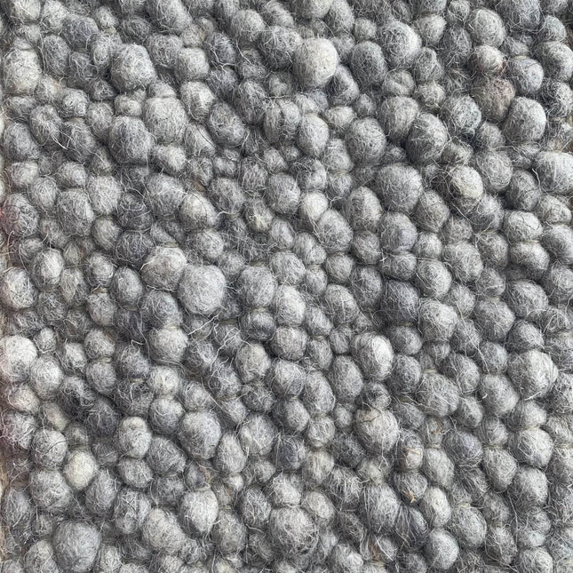 Wollen vloerkleed Ajour White warp nr.28 Basic Pallio by Brinker - Vloerkledenloods