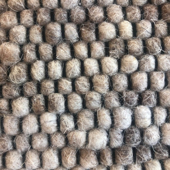 Wollen vloerkleed Basilicaal Black Warp nr.13 Basic Pallio by Brinker - Vloerkledenloods