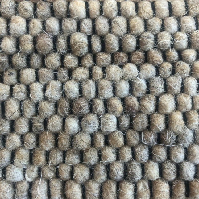 Wollen vloerkleed Basilicaal Black Warp nr.262 Basic Pallio by Brinker - Vloerkledenloods