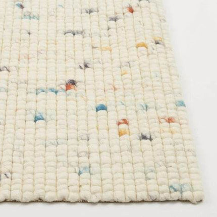 Wollen vloerkleed beach life wit/multi 99 - Karpi - Vloerkledenloods