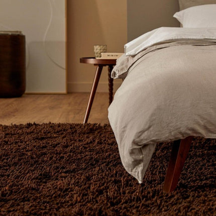 Wollen vloerkleed Berbero Lungo natuurlijk beige 522 - Feelgood by Brinker - Vloerkledenloods