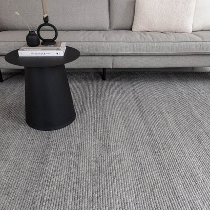 Wollen Vloerkleed Donkergrijs Vik - Vloerkledenloods