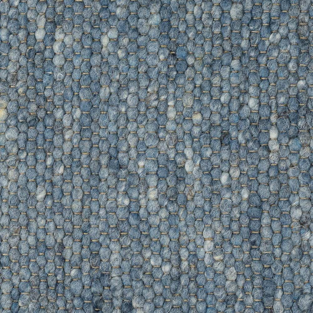 Wollen vloerkleed Greenland 250 Blauw - Eva Interior - Vloerkledenloods