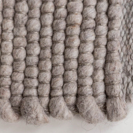 Wollen Vloerkleed Grijs/Beige Vik - Vloerkledenloods