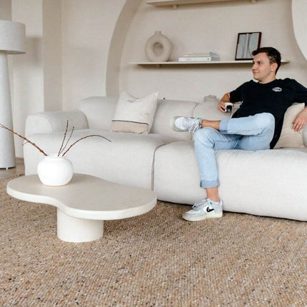 Wollen Vloerkleed Novara Bruin Gemeleerd Eva Interior - Vloerkledenloods