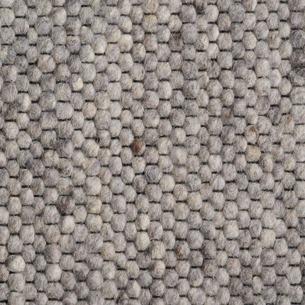 Wollen vloerkleed Rustica Black Warp nr.28 Basic Pallio by Brinker - Vloerkledenloods