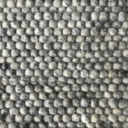 Wollen vloerkleed Rustica White Warp nr.28 Basic Pallio by Brinker - Vloerkledenloods