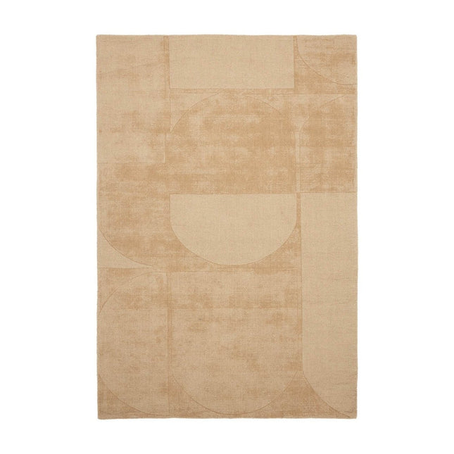 Wollen vloerkleed Twig beige/bruin - Interieur05 - Vloerkledenloods
