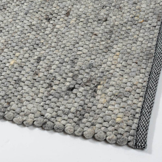 Wollen vloerkleed Vicenza 28 Licht Grijs - Eva Interior - Vloerkledenloods