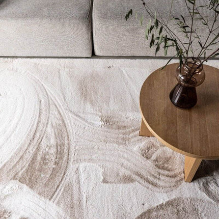 Zacht Hoogpolig Vloerkleed Lux Creme - Vloerkledenloods